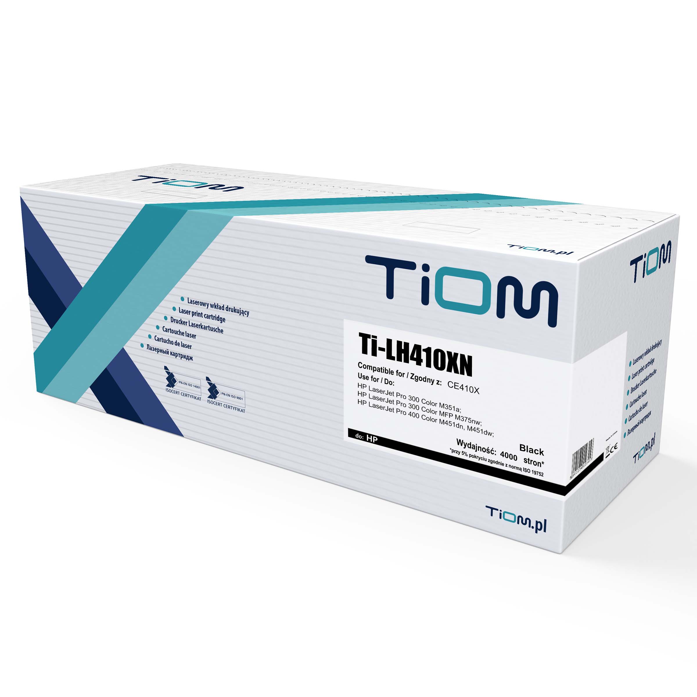 Ti-LH410XN Toner Tiom do HP 410BXN | CE410X | 4000 str. | black